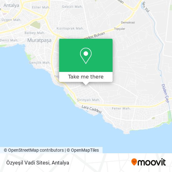 Özyeşil Vadi Sitesi map