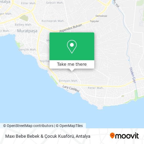 Maxı Bebe Bebek & Çocuk Kuaförü map