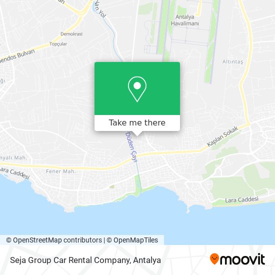 Seja Group Car Rental Company map