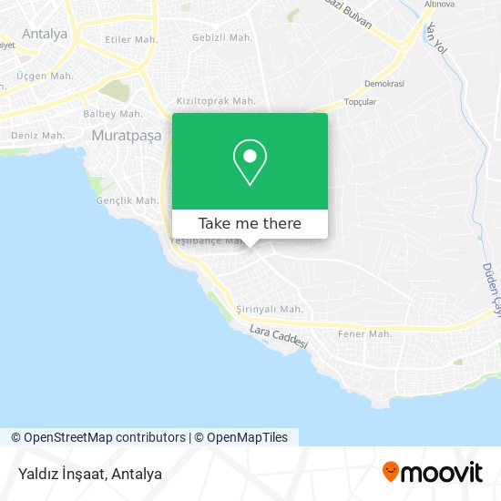 Yaldız İnşaat map