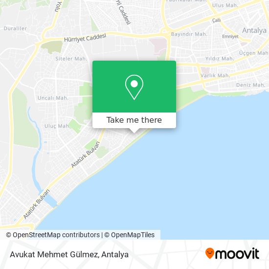 Avukat Mehmet Gülmez map