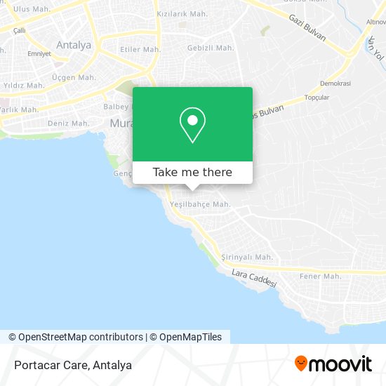 Portacar Care map