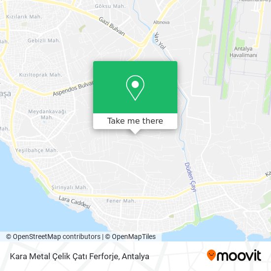 Kara Metal Çelik Çatı Ferforje map