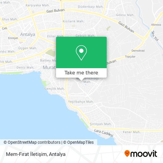 Mem-Fırat İletişim map