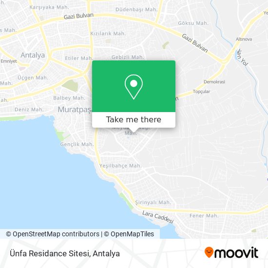 Ünfa Residance Sitesi map