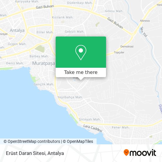 Erüst Daran Sitesi map