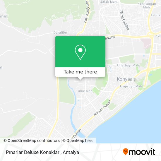 Pınarlar Deluxe Konakları map