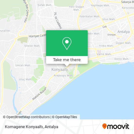 Komagene Konyaaltı map