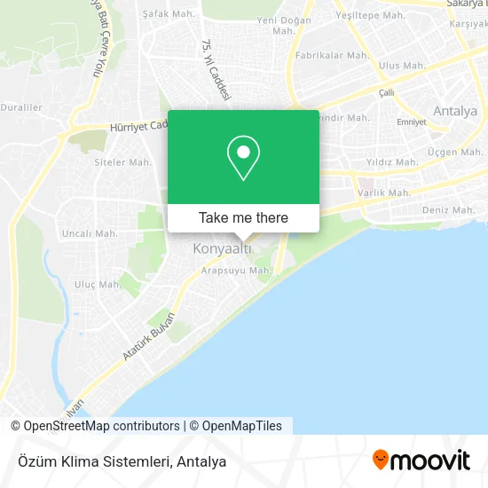 Özüm Klima Sistemleri map