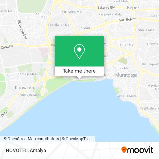 NOVOTEL map