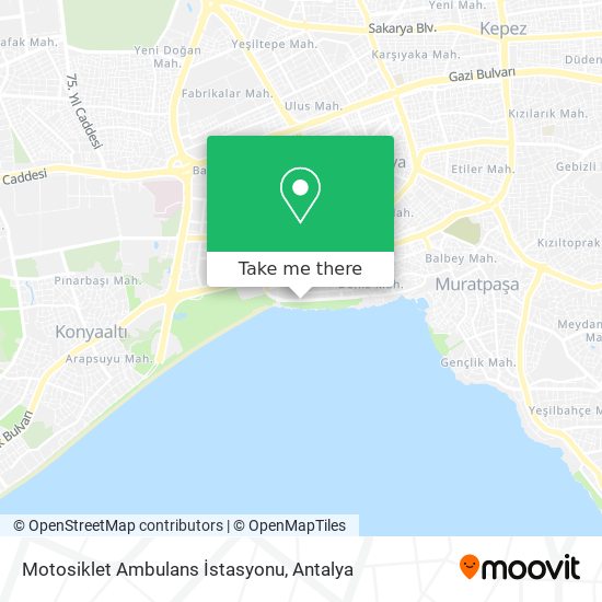 Motosiklet Ambulans İstasyonu map