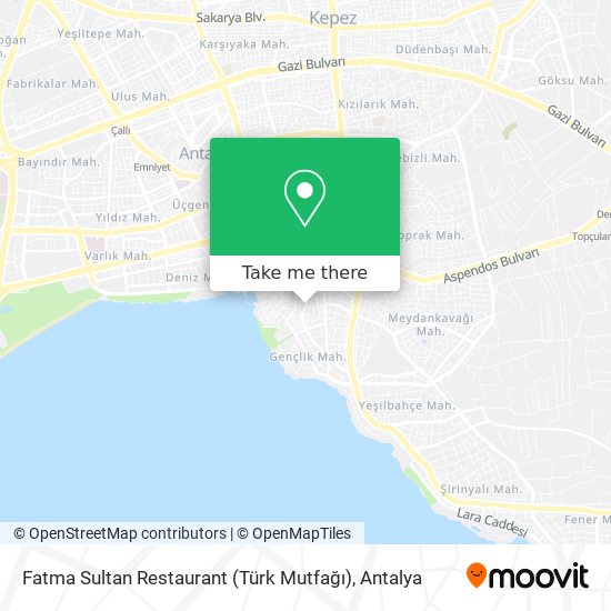Fatma Sultan Restaurant (Türk Mutfağı) map
