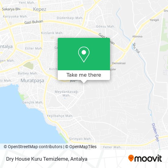 Dry House Kuru Temizleme map