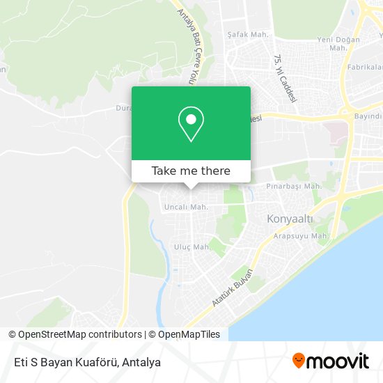 Eti S Bayan Kuaförü map