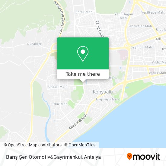 Barış Şen Otomotiv&Gayrimenkul map