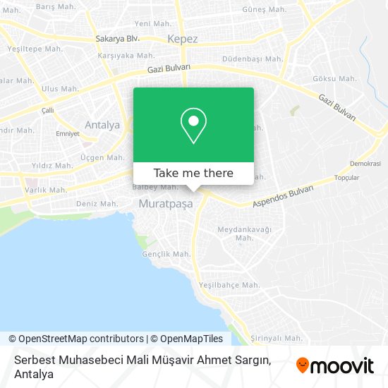 Serbest Muhasebeci Mali Müşavir Ahmet Sargın map
