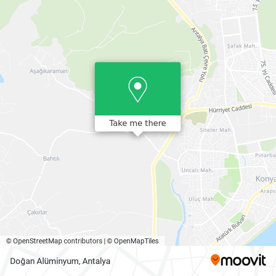 Doğan Alüminyum map