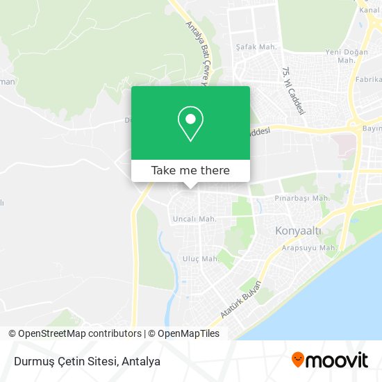 Durmuş Çetin Sitesi map