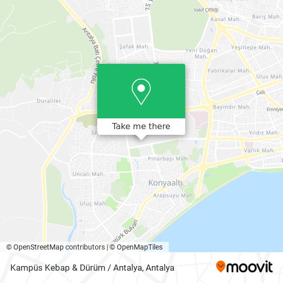 Kampüs Kebap & Dürüm / Antalya map