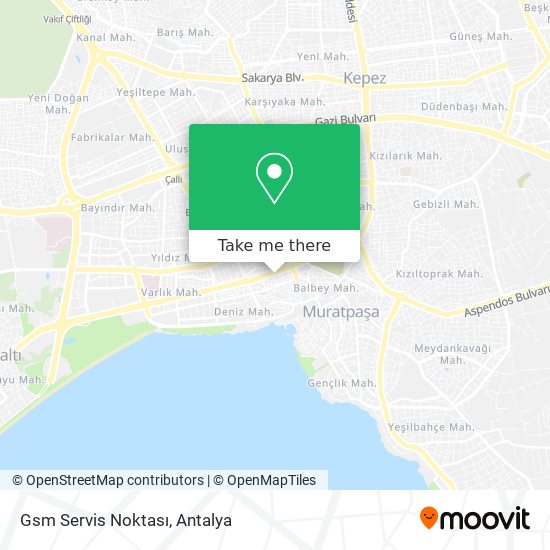 Gsm Servis Noktası map