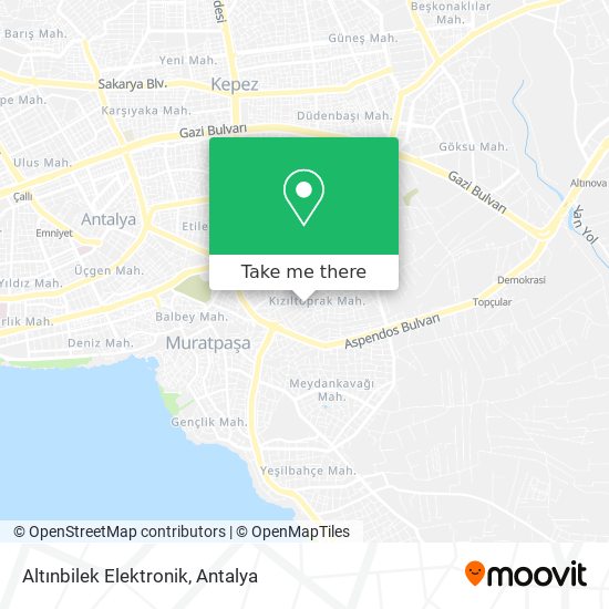 Altınbilek Elektronik map
