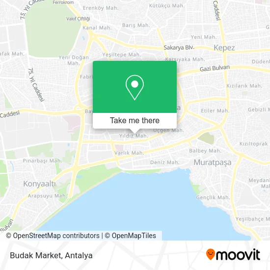 Budak Market map