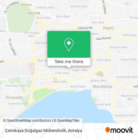 Çetinkaya Doğalgaz Mühendislik map