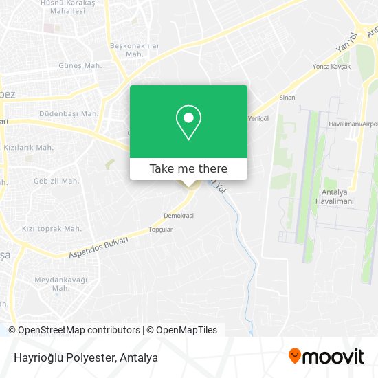 Hayrioğlu Polyester map