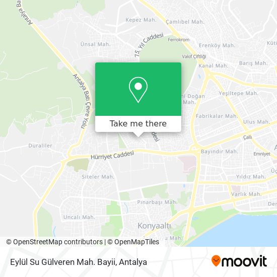 Eylül Su Gülveren Mah. Bayii map