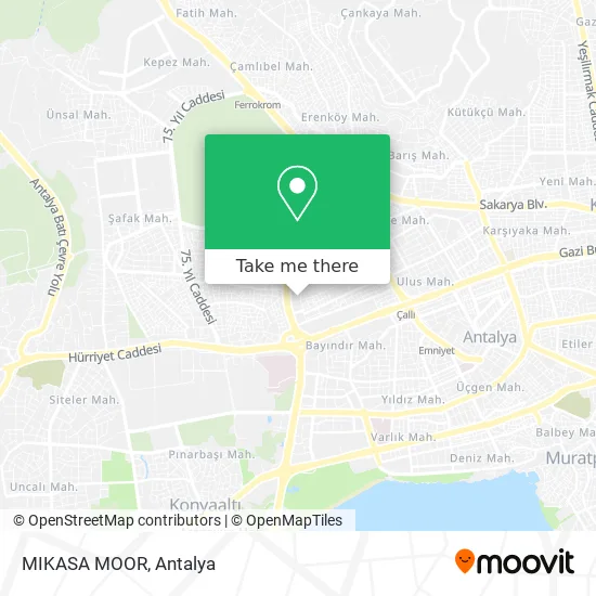 MIKASA MOOR map