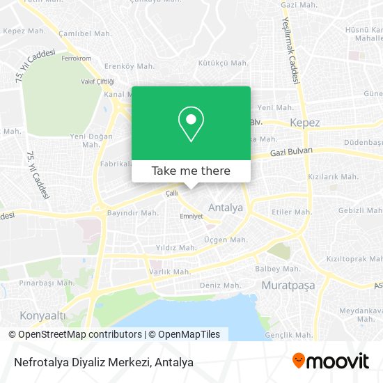 Nefrotalya Diyaliz Merkezi map