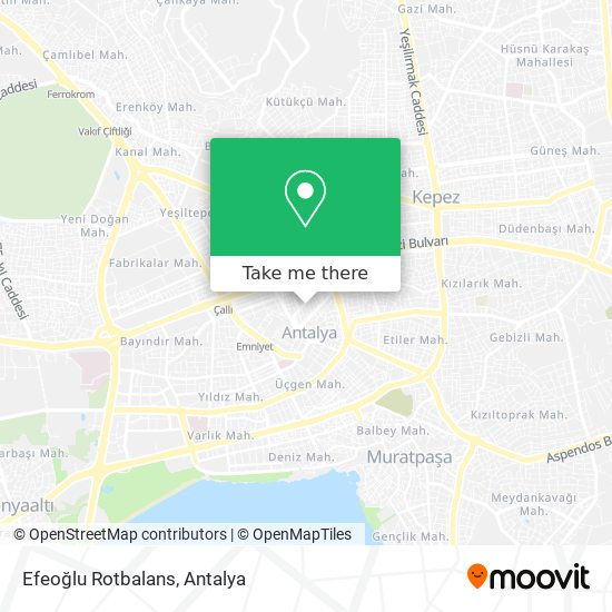 Efeoğlu Rotbalans map