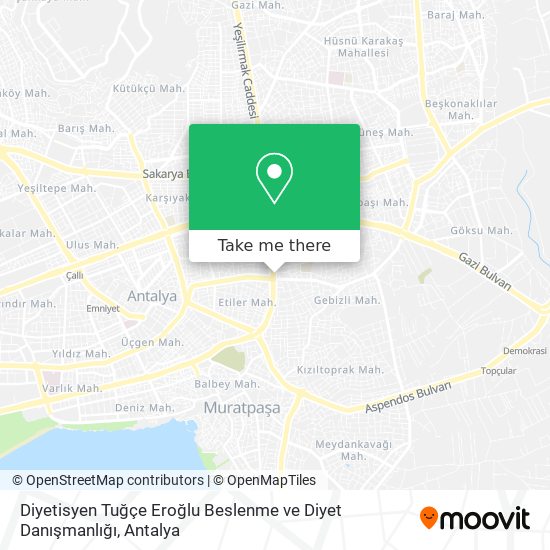 Diyetisyen Tuğçe Eroğlu Beslenme ve Diyet Danışmanlığı map