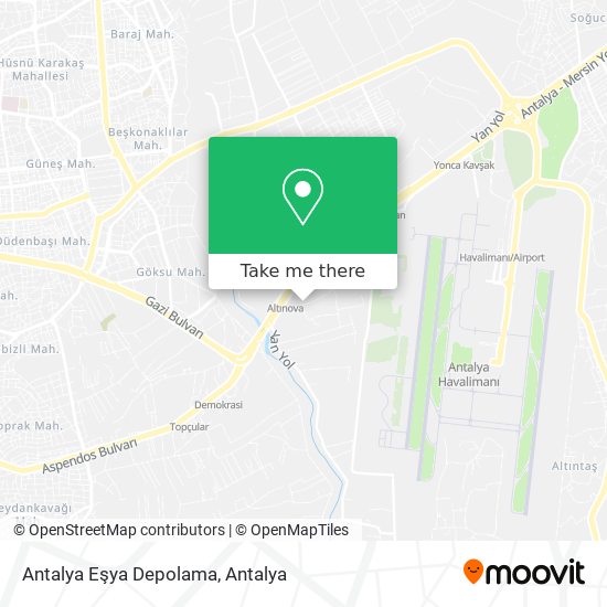 Antalya Eşya Depolama map