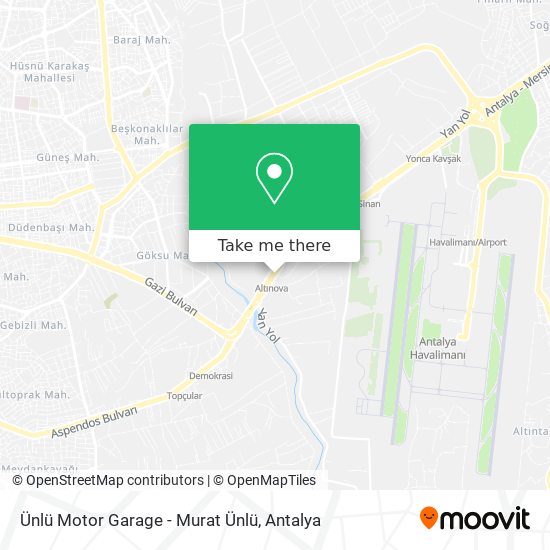 Ünlü Motor Garage - Murat Ünlü map