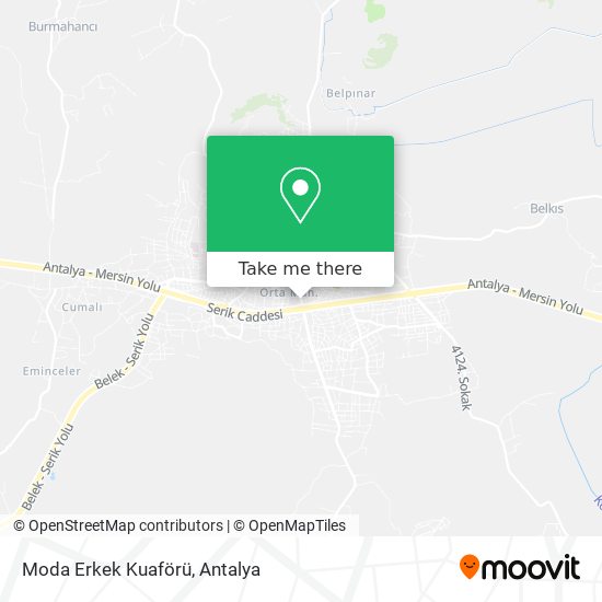 Moda Erkek Kuaförü map