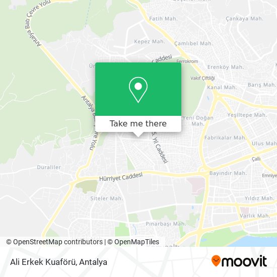 Ali Erkek Kuaförü map