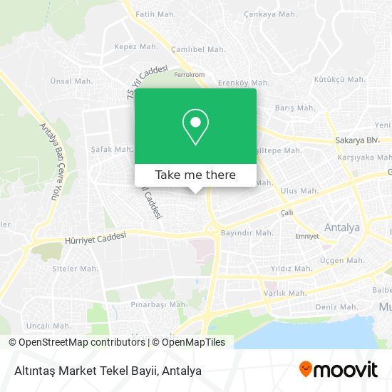 Altıntaş Market Tekel Bayii map