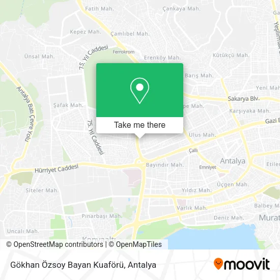 Gökhan Özsoy Bayan Kuaförü map