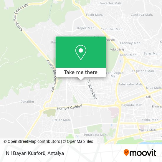 Nil Bayan Kuaförü map