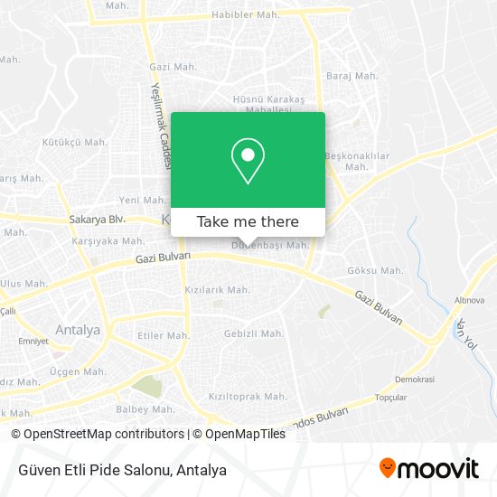 Güven Etli Pide Salonu map