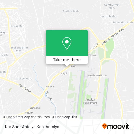 Kar Spor Antalya Kep map