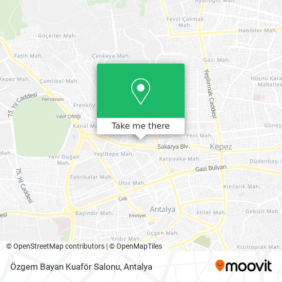 Özgem Bayan Kuaför Salonu map