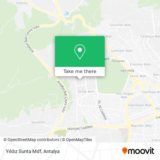 Yıldız Sunta Mdf map