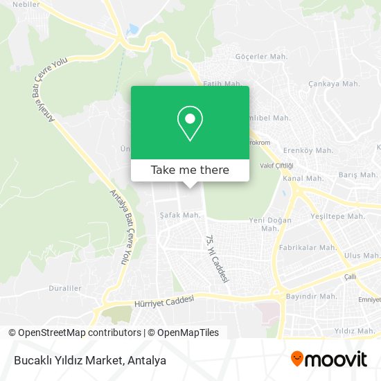 Bucaklı Yıldız Market map