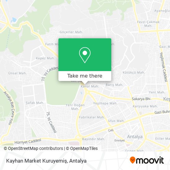 Kayhan Market Kuruyemiş map