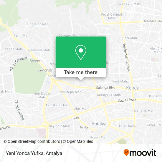 Yeni Yonca Yufka map