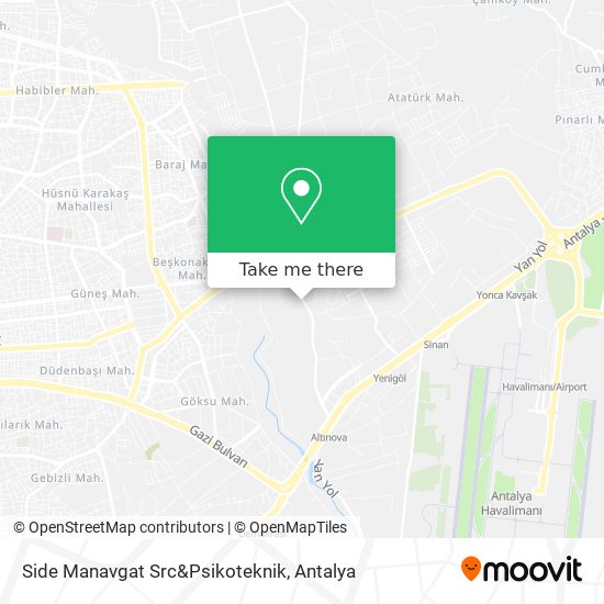Side Manavgat Src&Psikoteknik map