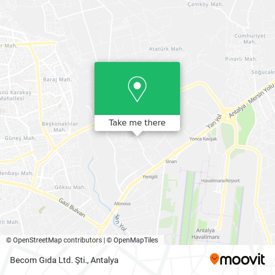 Becom Gıda Ltd. Şti. map