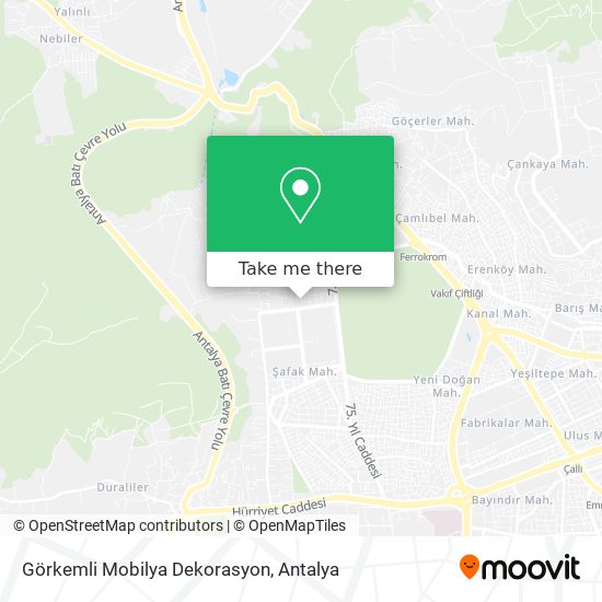 Görkemli Mobilya Dekorasyon map